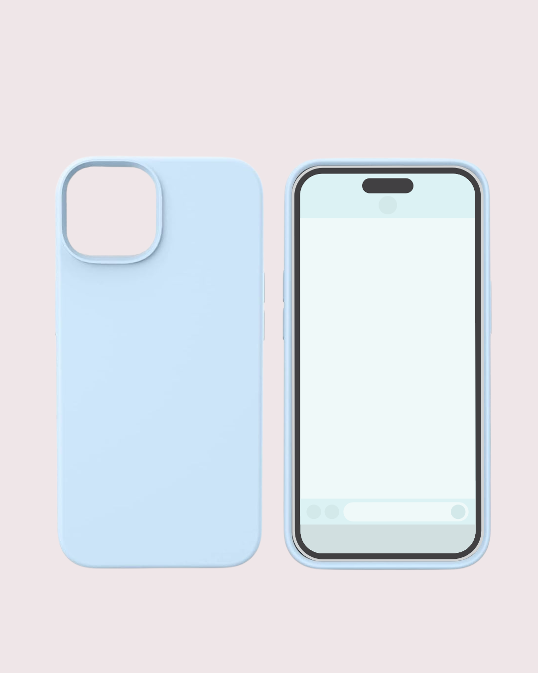The Baby Blue Silicone Case