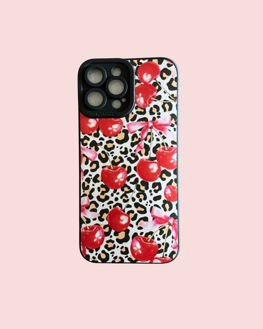 The Cherry Cheetah Case