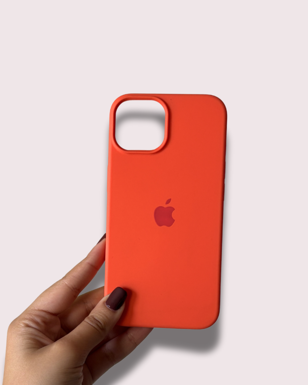 Bright Red/Orange Silicone Case