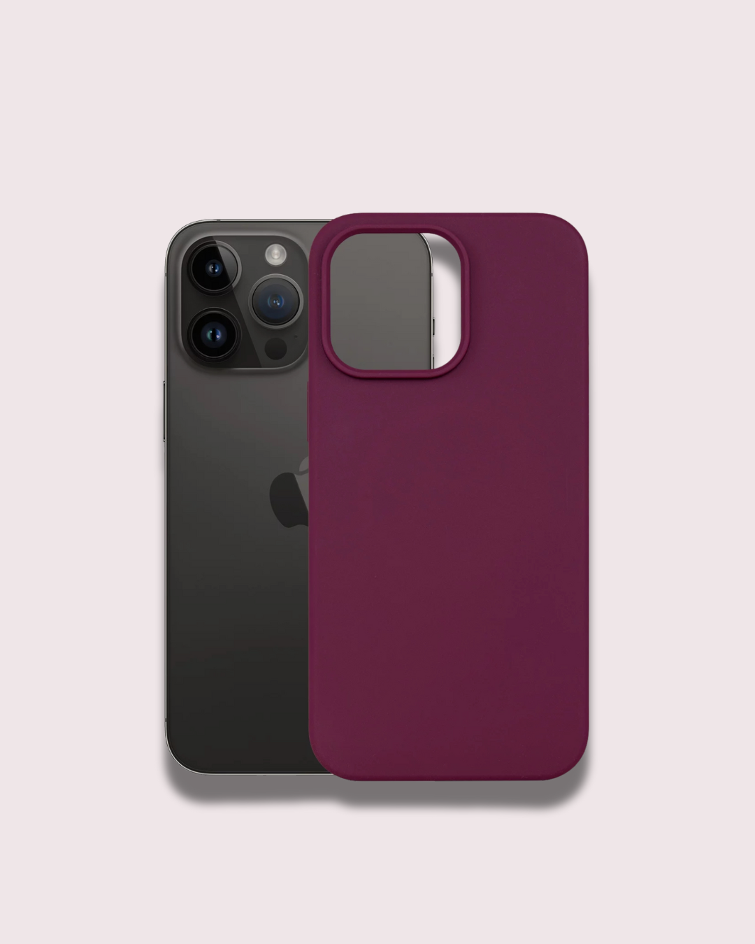 The Burgundy Silicone Case