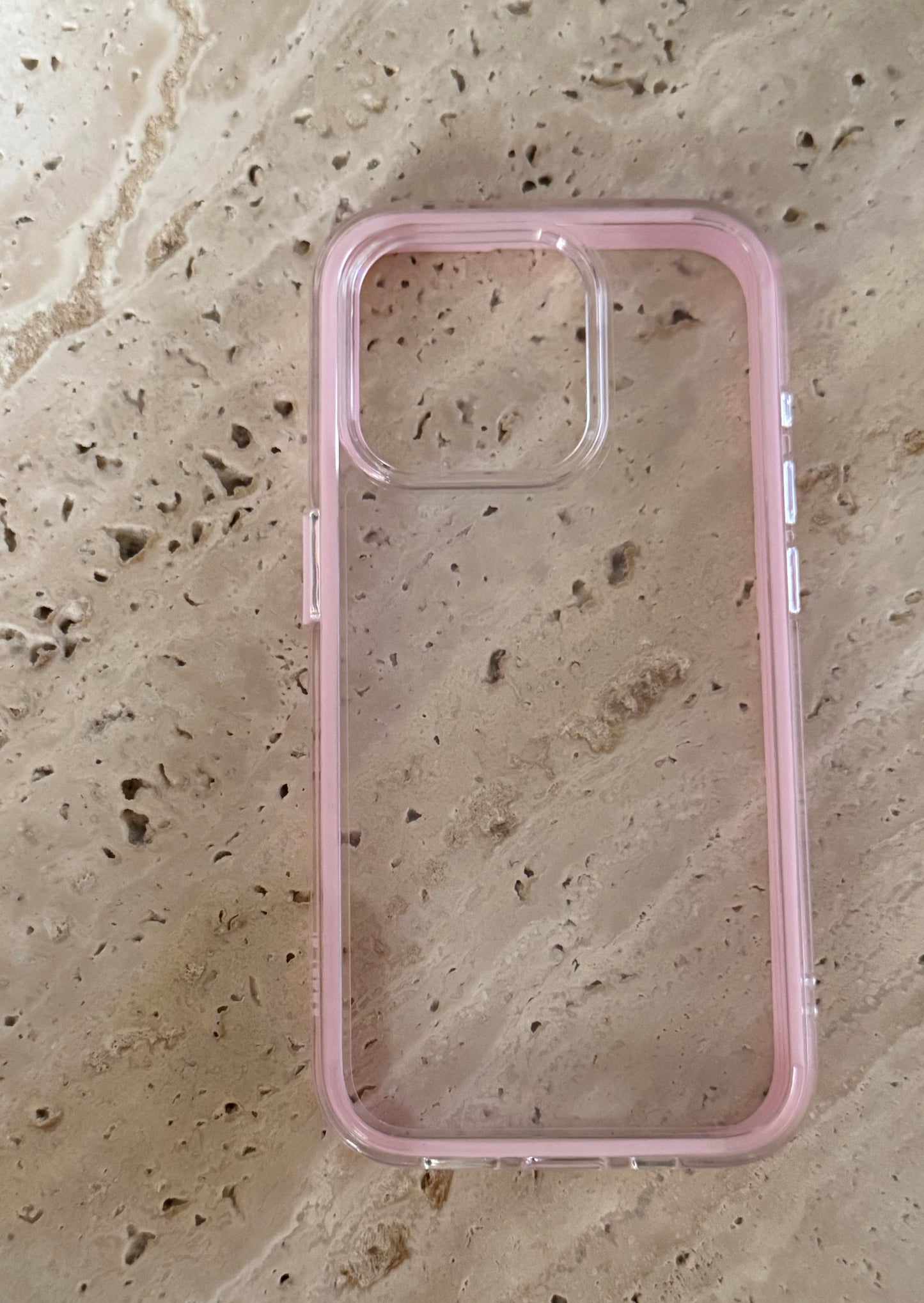 The Clear & Pink Case